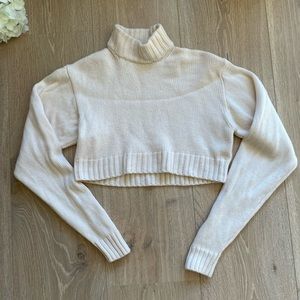 Aritzia, Crop Top Wool Knit Sweater, Wilfred Free